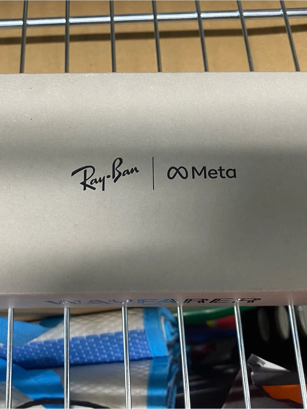 Ray-Ban Silver x Meta Logo Eyewear Case